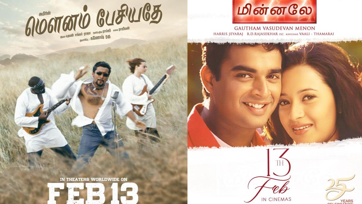 Suriya’s ‘Mounam Pesiyadhe’ and Madhavan’s ‘Minnale’ to re-release for Valentine’s Day